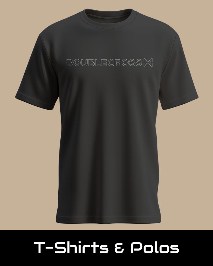 double cross t-shirt and polo shirts