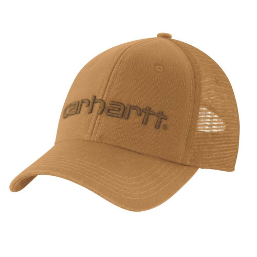 Carhartt 101195 Dunmore Cap Mesh-Back Canvas Logo Hat