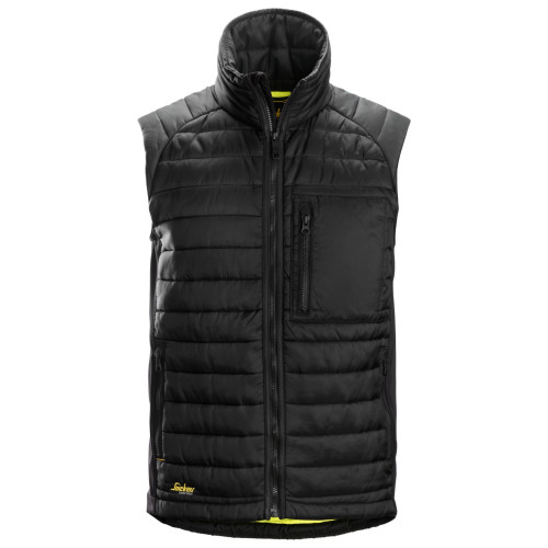 Snickers 4512 Gilet AllroundWork 37.5Â® Insulator Bodywarmer Vest in Black main