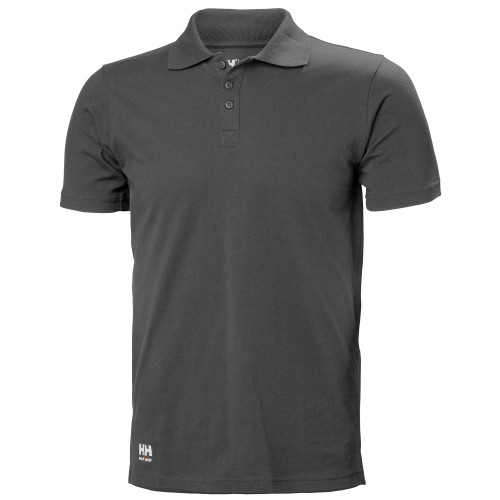 Helly Hanson 79167 Manchester Classic Polo Shirt in Dark Grey Front main image