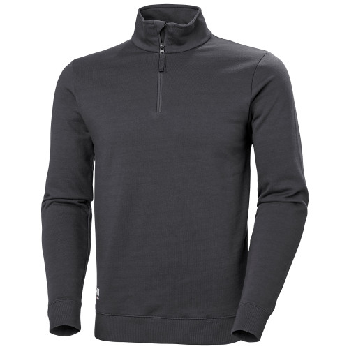 Helly Hanson 79327 Classic 1/2 Zip Sweatshirt in Dark Grey Front main image