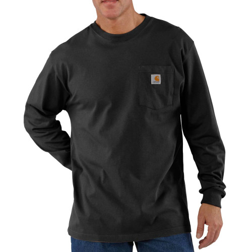 Carhartt K126 Dearborn Loose Fit Long Sleeve Pocket T-Shirt with Chest Pocket