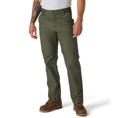 Carhartt 103279 work trousers in moss colour