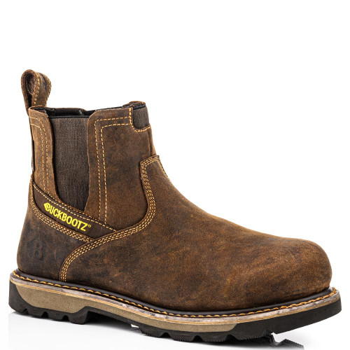 Buckler Buckbootz B1180 Waterproof Safety Boot, Dark Brown, Free UK Delivery Over Â£20
