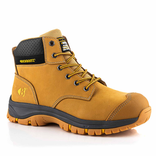 Buckler Buckbootz Wizardz 1 Safety Lace Up Work Boots Honey main image