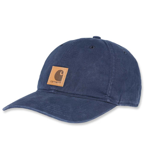 Carhartt 100289 AH0289 Canvas Cap Hat in Navy Front