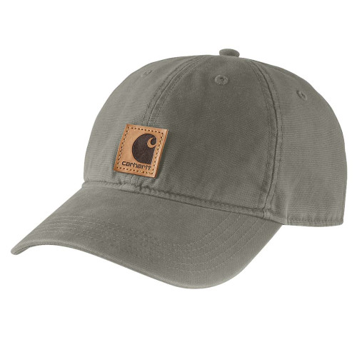 Carhartt 100289 AH0289 Canvas Cap Hat in Dusty Olive Front