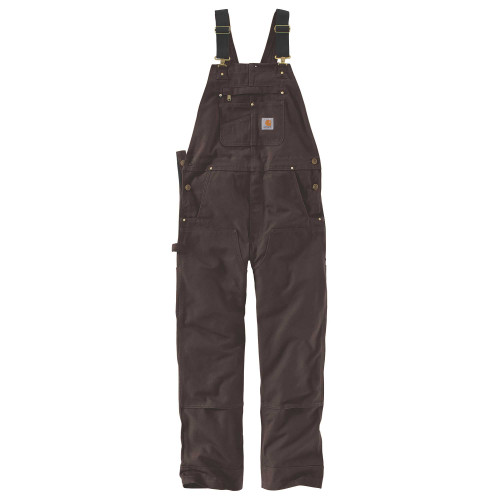 Carhartt 102776 R01 Duck Fabric Relaxed Fit Bib Dungarees Overalls black