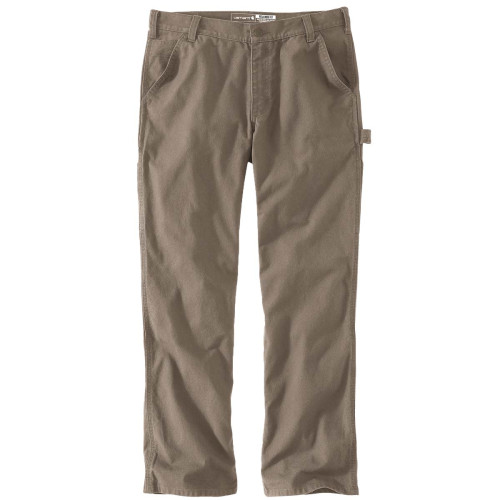 Carhartt 103279 rugged flex work pants trousers in Desert brown front main image