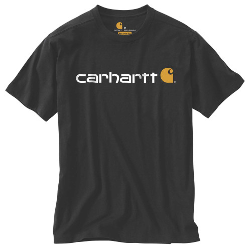 Carhartt logo t-shirt in black