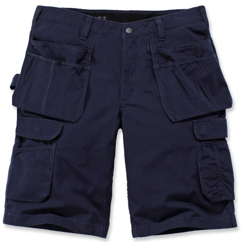 Carhartt steel work shorts, multi pocket cargo shorts in navy