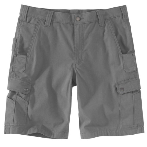 Carhartt ripstop cargo shorts with stretch fabric in steel grey