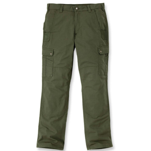 Carhartt 105461 Ripstop Double Front Cargo Work Trousers Basil front main image
