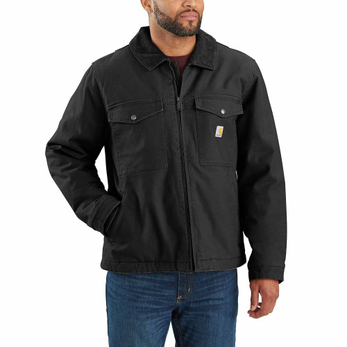 Carhartt 106432 Montana Rugged Flex Duck Insulated Men's Jacket in Carhartt Black main image