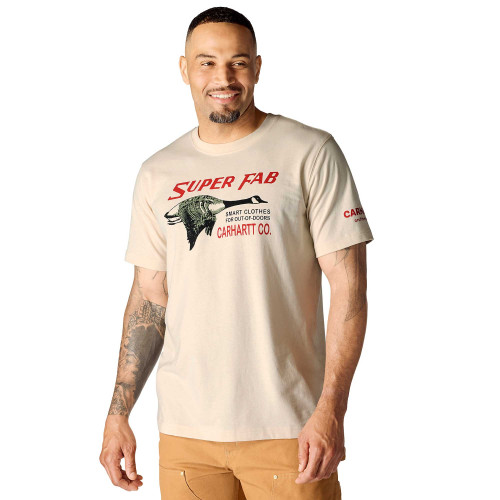Carhartt 107050 Relaxed Fit Fab Graphic T-Shirt with Super Fab Logo
