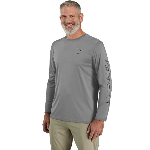 Carhartt 107202 Force Sun Defender Long Sleeve T-Shirt with UPF 40 Protection