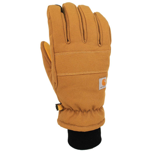 Carhartt 802024 Women's Insulated Duck Synthetic Leather Gloves in Carhartt Brown main image