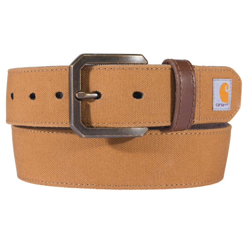 Carhartt A0005782 Canvas Duck Fabric Belt in Carhartt Brown