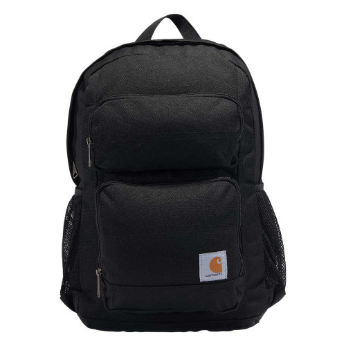 Carhartt B0000532 27L Backpack in Black, featuring Rain Defenderâ„¢, laptop and tablet sleeves, and Duravaxâ„¢ reinforced base main image