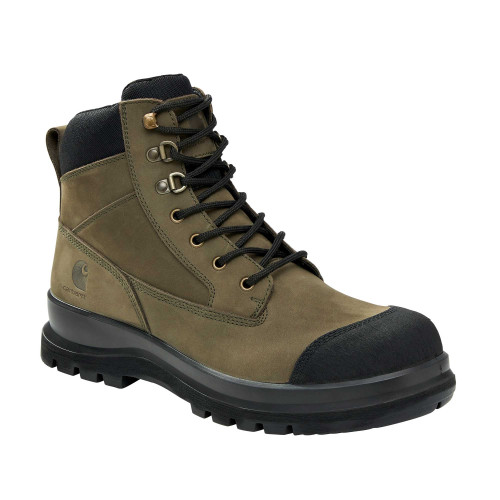 Carhartt Detroit Safety Boots in Moss Colour