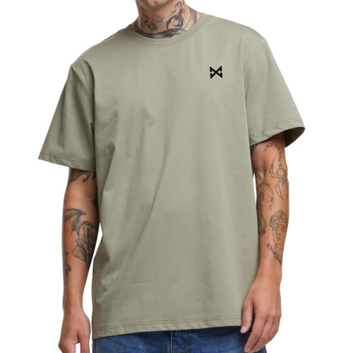 Double Cross Sorona Luxury Pro t-shirt in Pale Olive Colour with Black logo main image
