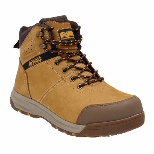 Dewalt Summit Safety Work Boots Lightweight Pro Comfort S3S in Tan Leather main