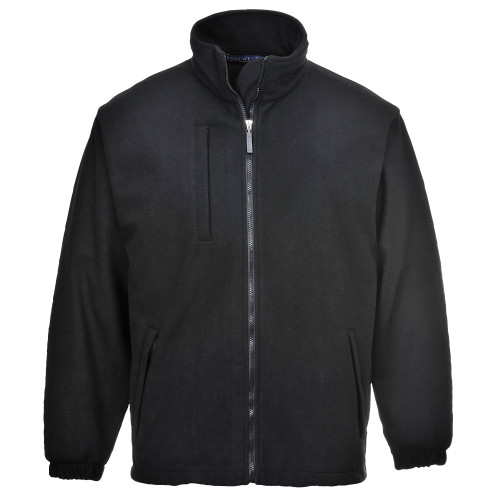 Portwest F330 Shower Proof Work fleece Jacket - Black - Large