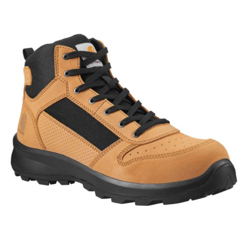Carhartt Michigan safety work boots in tan wheat colour main image