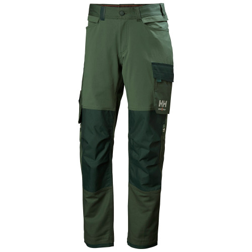 Helly Hansen 77395 Oxford 4X HH Connect Trousers Pants Spruce Front Main Image