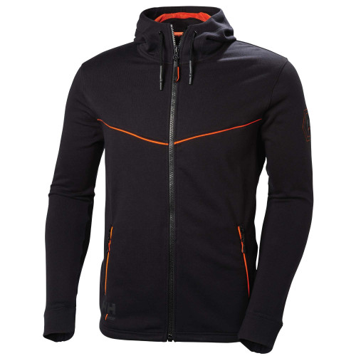 Helly Hansen 79197 Chelsea Evo Zip Hoodie in Black Main Image