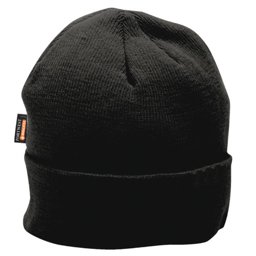 Portwest B013 Black Beanie hat main iamge