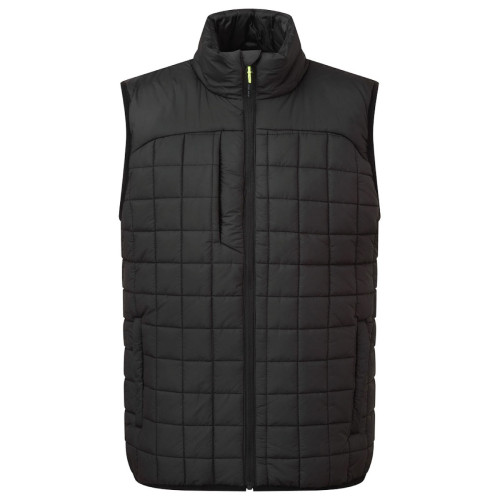 Portwest PW339 PW3 Square Baffle Thermal Bodywarmer Gilet Black main image