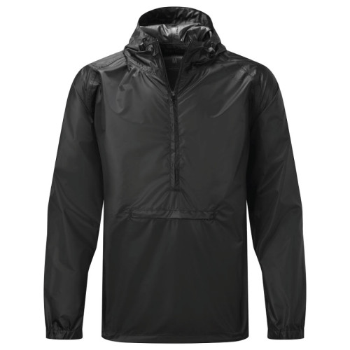 Portwest S603 Packable Overhead Waterproof Rain Jacket in Black main image