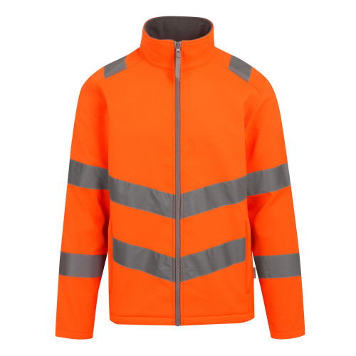 Regatta TRA712 Men's Ablaze Softshell Jacket in Orange front main image