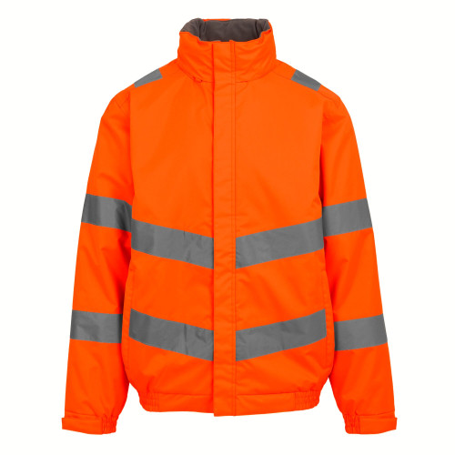 Regatta Professional TRW457 Contract Hi-Vis Dover Jacket Class 3 Orange Front main image