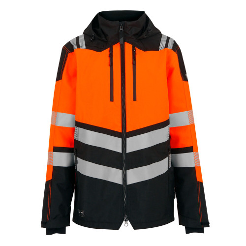 Regatta TRW550 X-Pro Waterproof Hi Vis Jacket in Orange and Black main image