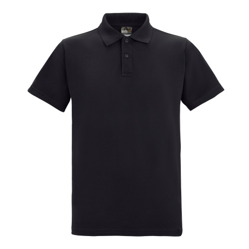 Regatta TRS101 Men's polo shirt in black front