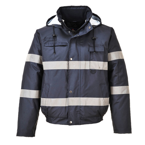 Portwest Iona Lite Winter Bomber Jacket - Waterproof, Thermal, with Reflective Tape - Free UK Delivery on Orders Over Â£20.