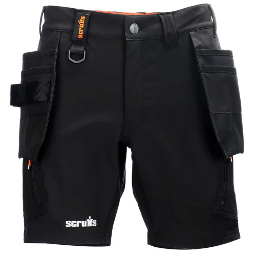 Scruffs Alverton 8 Inch Stretch Work Shorts with Holster Pockets front
