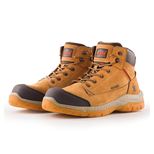 Scruffs Solleret Safety Boots with high spec S3 rating, offering superior flexibility, comfort, and protection size 10