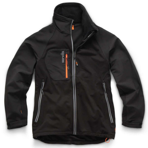 Scruffs Trade Flex Softshell Jacket with 4-Way Flex Fabric front main image