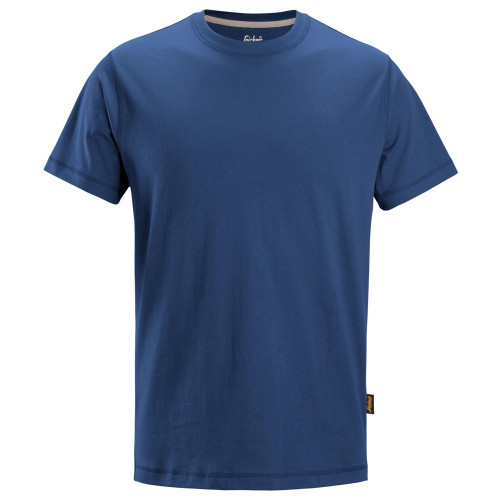 Snickers 2502 Classic Cotton T-Shirt in Deep Blue Main Image