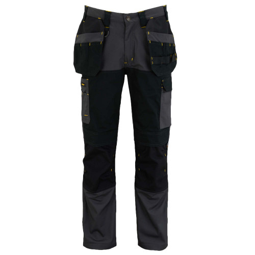 Stanley Oslo slim fit work trouser with holster prockets front view