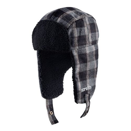 Scruffs Trade Trapper Hat Black/Grey - One Size