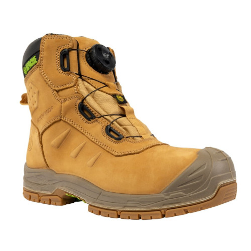 Apache Churchill S7S Waterproof Safety Boots with Fitgo Speed Lace Wheat front side