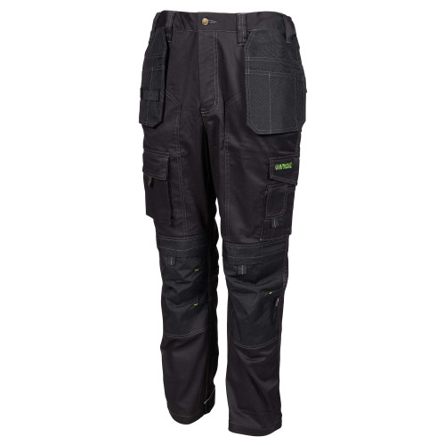 apache apkht two work trousers with holster pockets black front