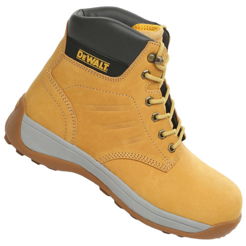 Toolmonkey Dewalt Builder Safety Boots Steel Toe Lightweight Honey