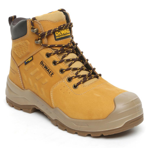 DeWalt Mentor S7 Waterproof Steel Toe Safety Boots in Tan Color