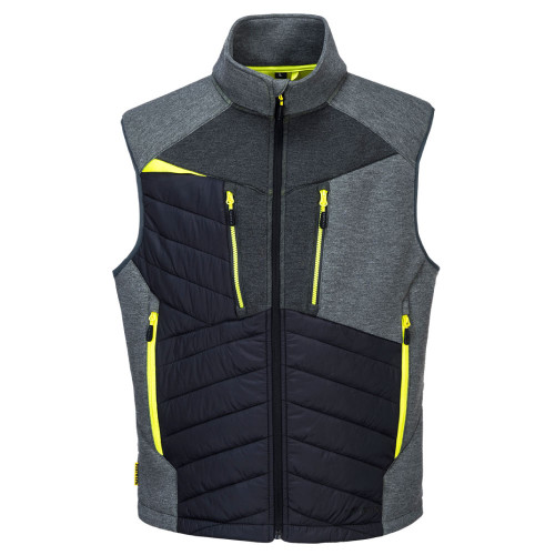 Portwest DX470 DX4 Hybrid Baffle Gilet with multiple pockets and reflective piping size Large