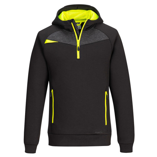 Portwest DX467 DX4 - 4 Way Stretch Premium Work Hoodie in Black